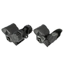 Polymer Flip-up Front and Rear Sight - Black